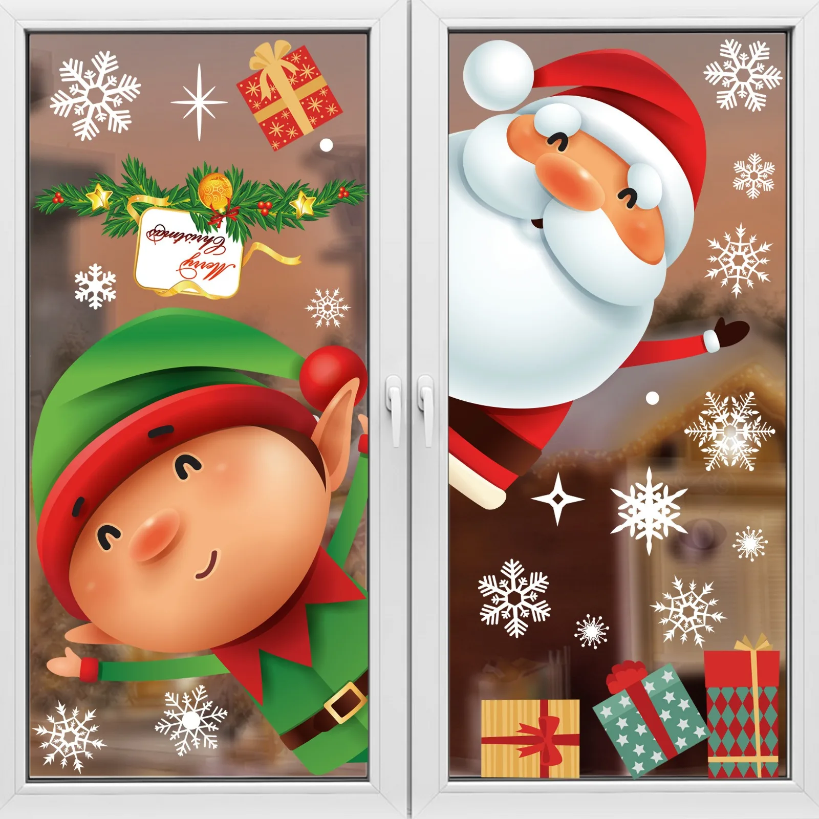 Christmas Static Stickers Snowman Snowflake Bell Window Wall Decals Bedroom Glass Decorations
Christmas Static Stickers Snowman Snowflake Bell Window Wall Decals Bedroom Glass Decorations