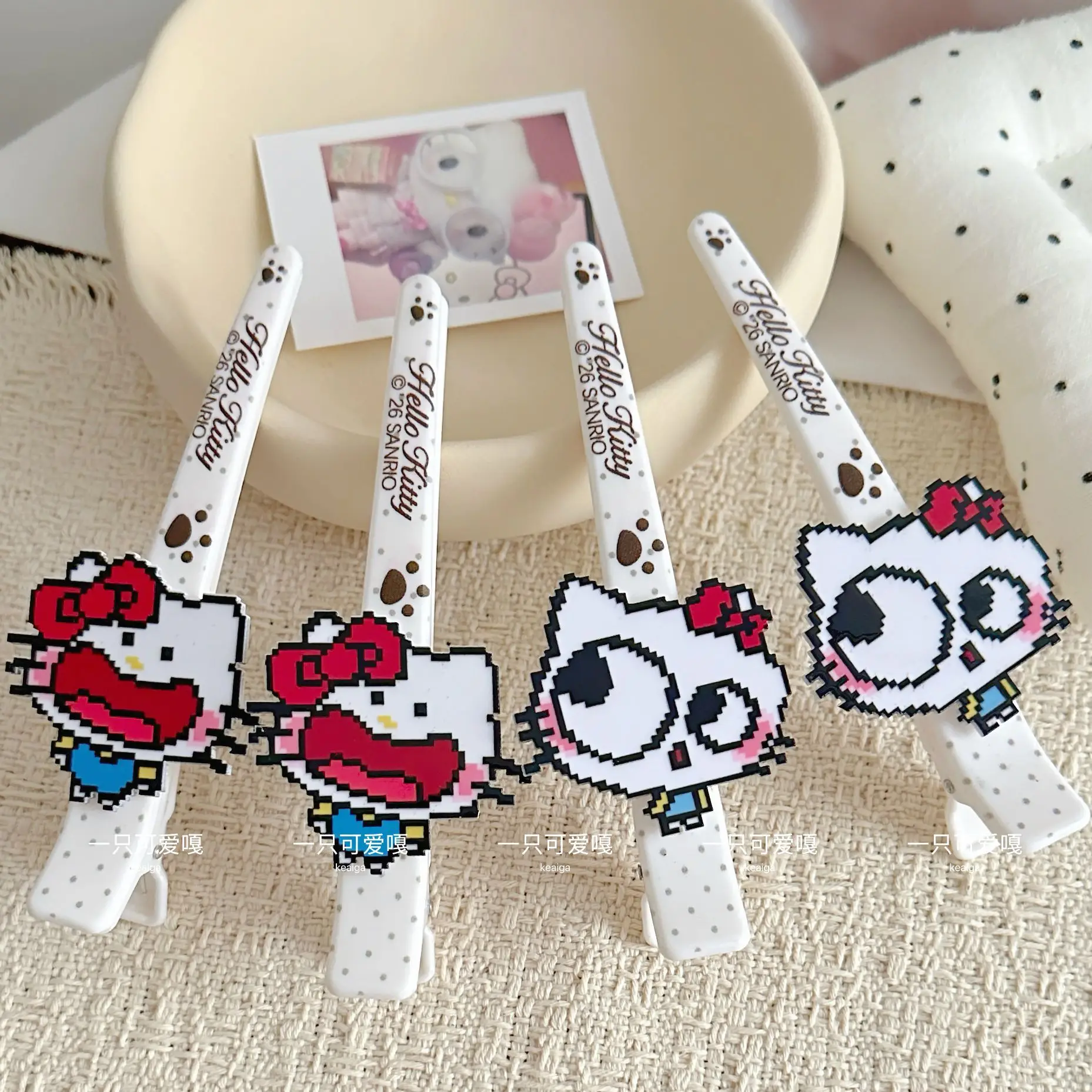 Hello Kitty Hairpin Anime Cartoon Pixel Wind Large Clip Kawaii Travel Accessories Girls Joker Hairpin Holiday Gifts
Hello Kitty Hairpin Anime Cartoon Pixel Wind Large Clip Kawaii Travel Accessories Girls Joker Hairpin Holiday Gifts