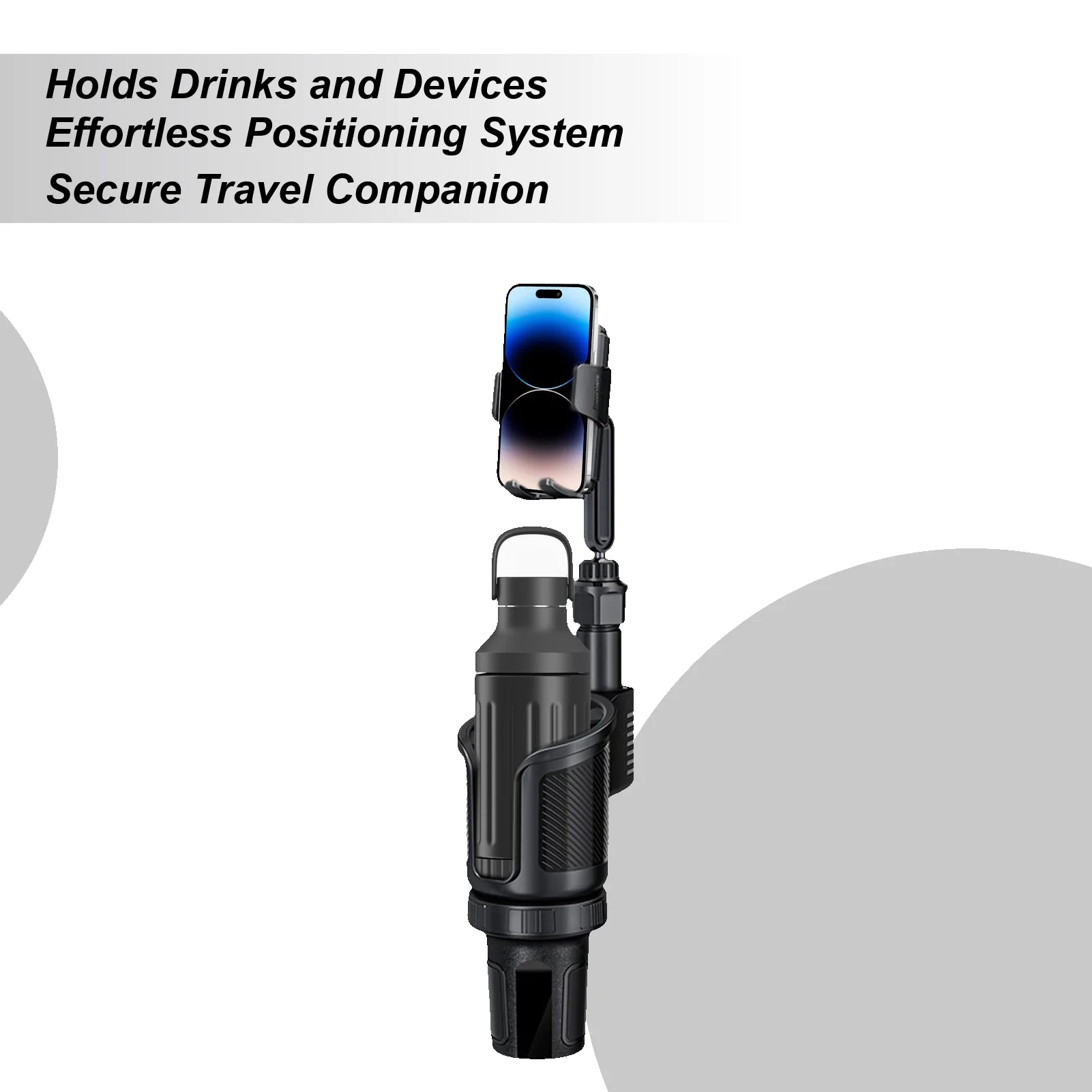 Car Cup Holder 2 In 1 Bottle Expander With Phone Stand 360 Degree Rotation Cup Holder For Vehicle Truck Driving Travel Commuting
Car Cup Holder 2 In 1 Bottle Expander With Phone Stand 360 Degree Rotation Cup Holder For Vehicle Truck Driving Travel Commuting