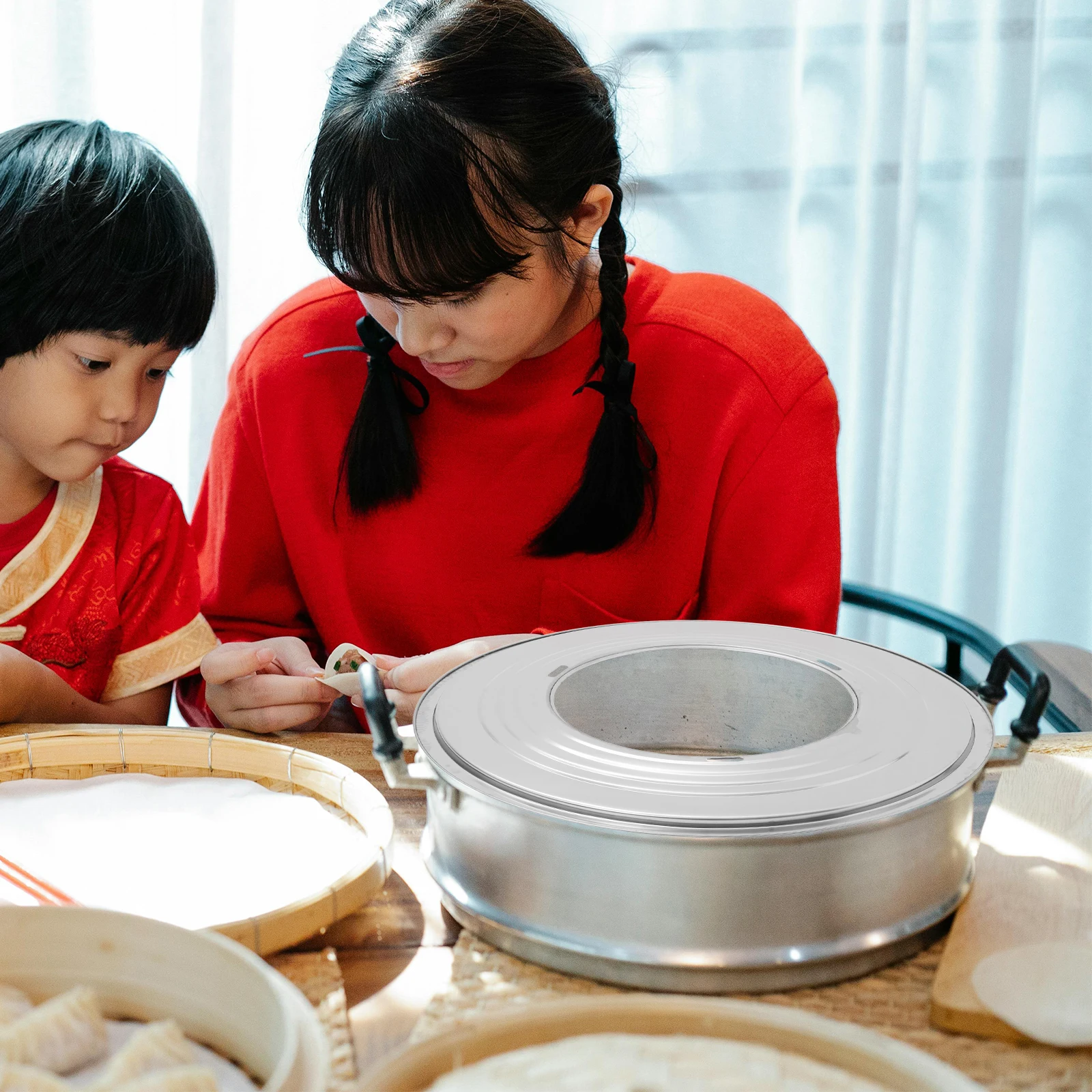 Steaming Ring Stainless Steel Steamer Adapter Kitchen Gadget Steaming Rack Cooker Steamer Supply Kitchen Tool
Steaming Ring Stainless Steel Steamer Adapter Kitchen Gadget Steaming Rack Cooker Steamer Supply Kitchen Tool