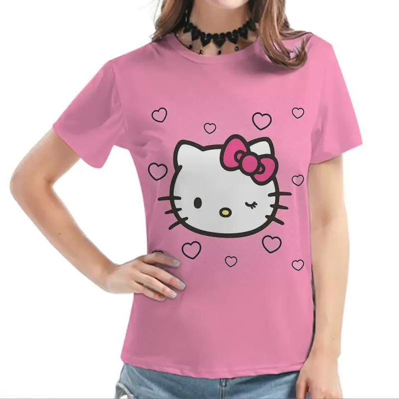 Sanrio Hello Kitty women's T-shirt coat tops Digital Print For Unisex Summer Wear New Arrival Cartoon Design Export Quality
Sanrio Hello Kitty women's T-shirt coat tops Digital Print For Unisex Summer Wear New Arrival Cartoon Design Export Quality