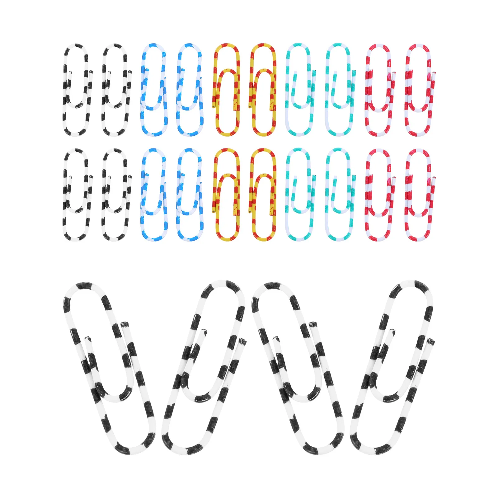 100pcs Zebra Pattern Paper Clips Metal Small Binder Clips For Office Study Document Fastening Colorful Stationery Supplies
100pcs Zebra Pattern Paper Clips Metal Small Binder Clips For Office Study Document Fastening Colorful Stationery Supplies