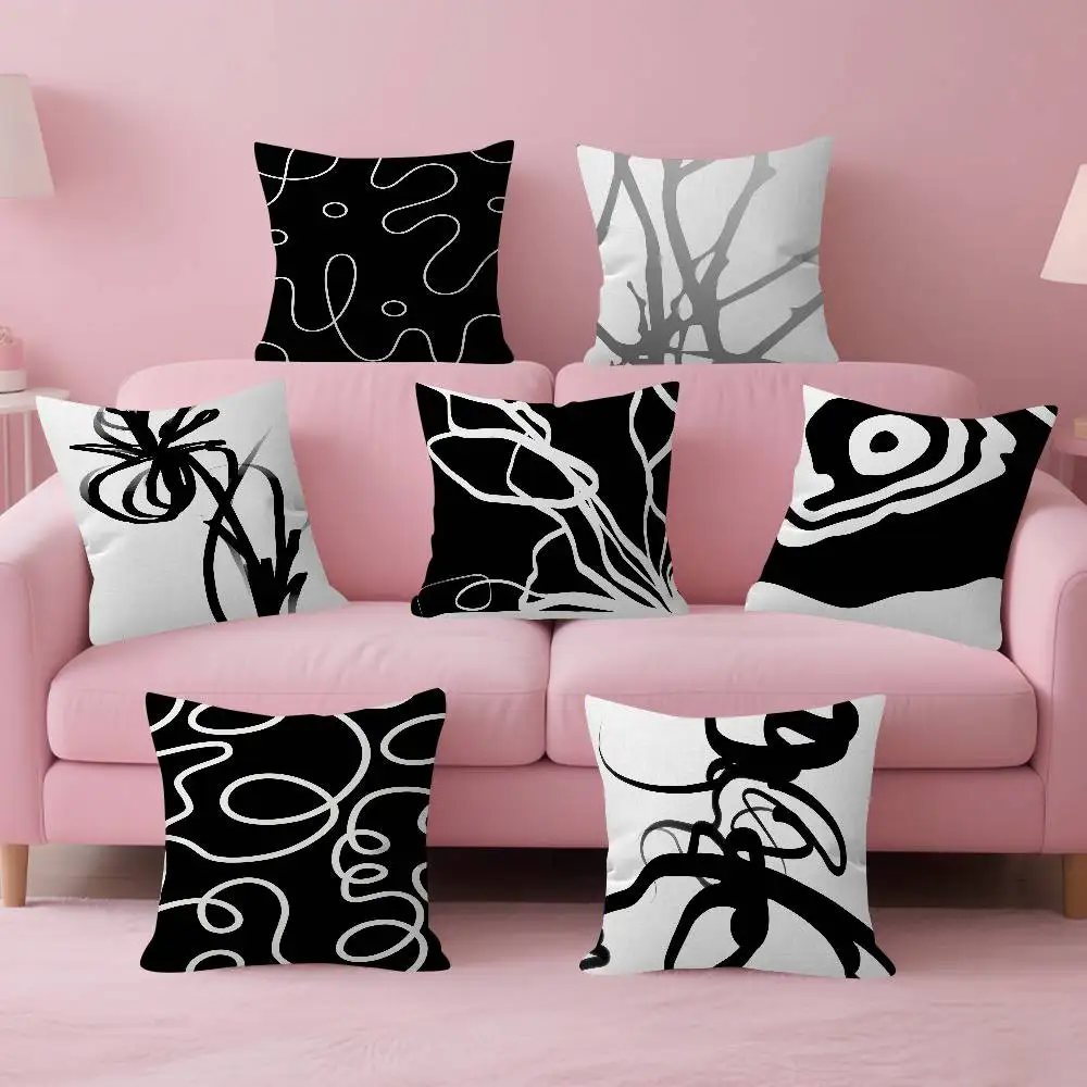 Minimalism Black And White Pillowcases Home Bedding Decorative Pillow Cover Wedding Super Soft Pillow Case
Minimalism Black And White Pillowcases Home Bedding Decorative Pillow Cover Wedding Super Soft Pillow Case