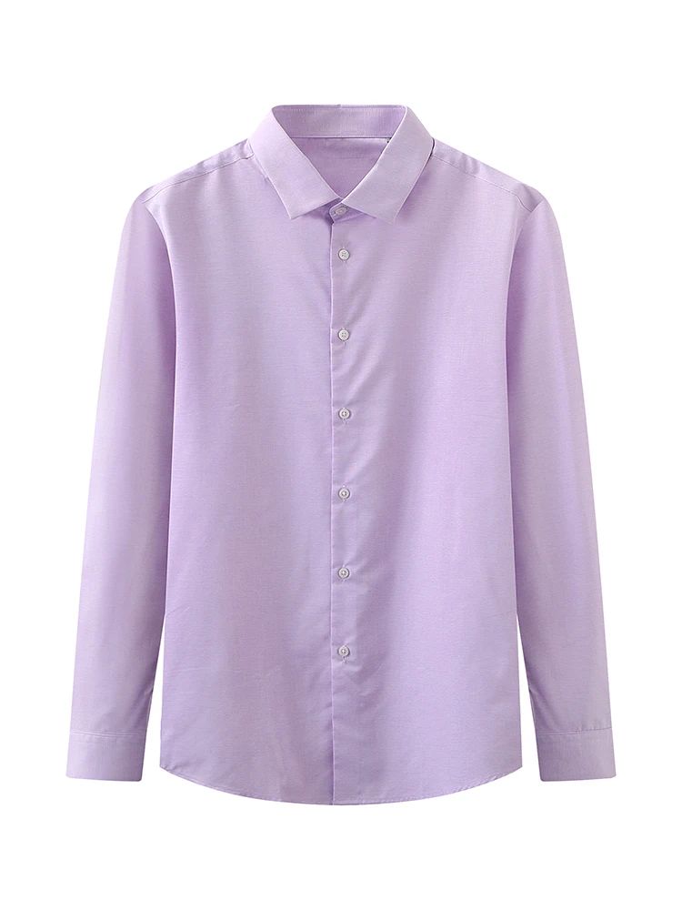 Pure Color Long Sve irt for Men Light Purple Busin Formal Wear Spring Stand Fit Youth Casual Office irt
Pure Color Long Sve irt for Men Light Purple Busin Formal Wear Spring Stand Fit Youth Casual Office irt
