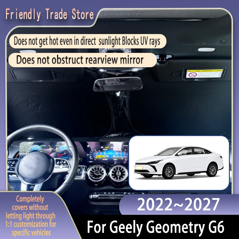 Front Windshield Sunshade Privacy For Geely Geometry G6 2022~2027 2026 2025 curtain Car Heat Sun Visor High quality Accessories
Front Windshield Sunshade Privacy For Geely Geometry G6 2022~2027 2026 2025 curtain Car Heat Sun Visor High quality Accessories