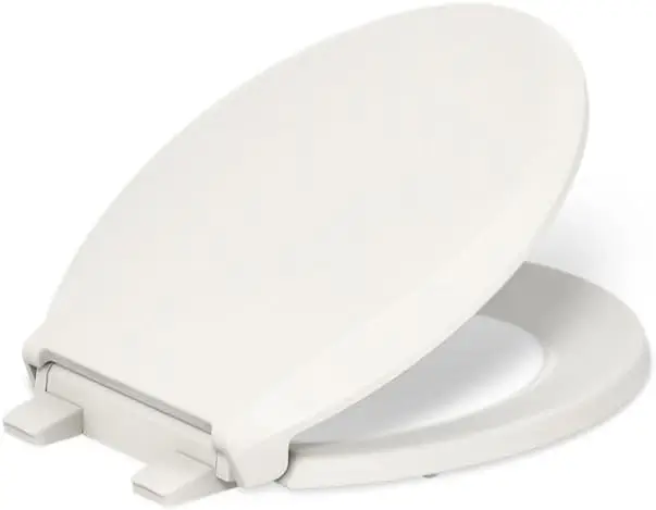 Soft Close Round Toilet Seat with ReadyLatch Hinge, Easy Installation for Most Round-Front Toilets, Comfortable Contoured Design
Soft Close Round Toilet Seat with ReadyLatch Hinge, Easy Installation for Most Round-Front Toilets, Comfortable Contoured Design