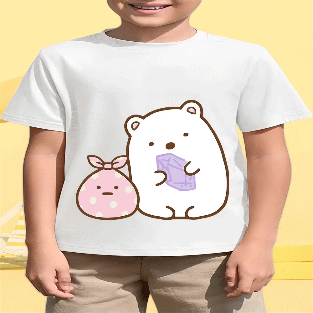 Fashion Summer 2-14Y Kids Cotton T Shirt Sumikkogurashi Print Comfortable Children Casual Top
Fashion Summer 2-14Y Kids Cotton T Shirt Sumikkogurashi Print Comfortable Children Casual Top
