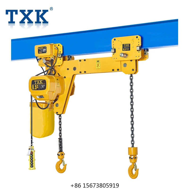 TXK 1Ton Double Hook Electric Travelling Chain Hoist
TXK 1Ton Double Hook Electric Travelling Chain Hoist