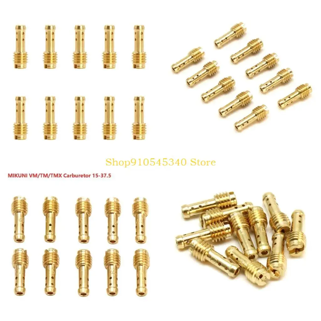 U2JA Motorcycle Carburetter Brass Type Main Jet 8 Bleed Holes Jet Compatible for VM/TM-TMX Carburetor 15-37.5 10pcs
U2JA Motorcycle Carburetter Brass Type Main Jet 8 Bleed Holes Jet Compatible for VM/TM-TMX Carburetor 15-37.5 10pcs