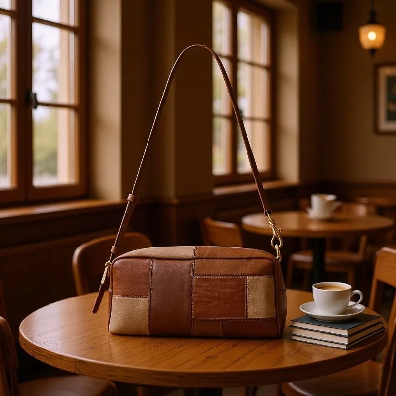 Luxury Design Retro Splicing Bowling Briefcase Shoulder Bag Woman Bags Underarm Tote Hangbag Commute Crossbody Bag NEW Handbags
Luxury Design Retro Splicing Bowling Briefcase Shoulder Bag Woman Bags Underarm Tote Hangbag Commute Crossbody Bag NEW Handbags