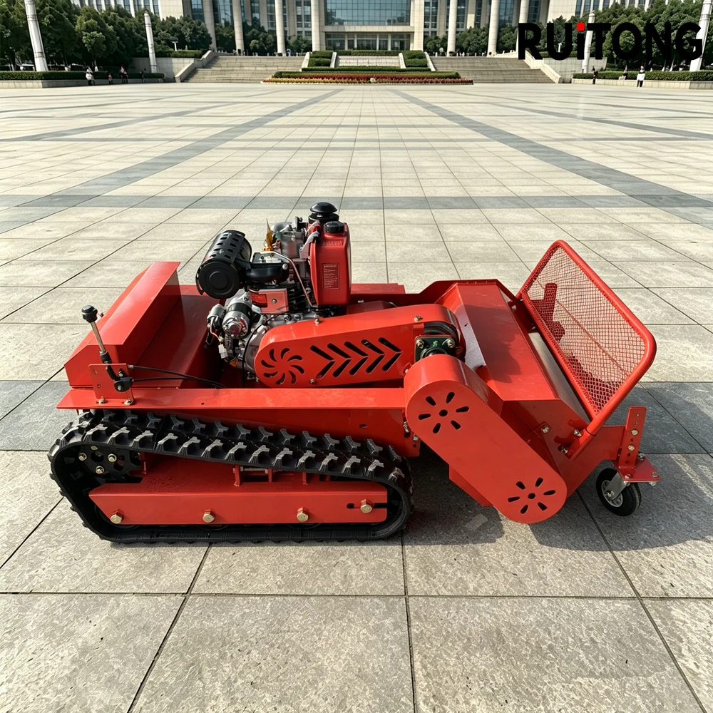 Custom-designed 80cm 100cm 120cm Working Width Remote-controlled Tracked Lawn Mower Suitable for Farms and Gardens
Custom-designed 80cm 100cm 120cm Working Width Remote-controlled Tracked Lawn Mower Suitable for Farms and Gardens