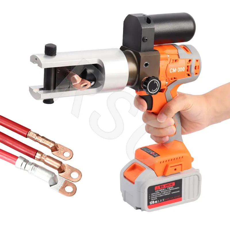 CM-300 Rechargeable Hydraulic Pliers Electric Hydraulic Crimping Tool Crimping Range16-300mm² for Copper/Aluminum Terminals
CM-300 Rechargeable Hydraulic Pliers Electric Hydraulic Crimping Tool Crimping Range16-300mm² for Copper/Aluminum Terminals