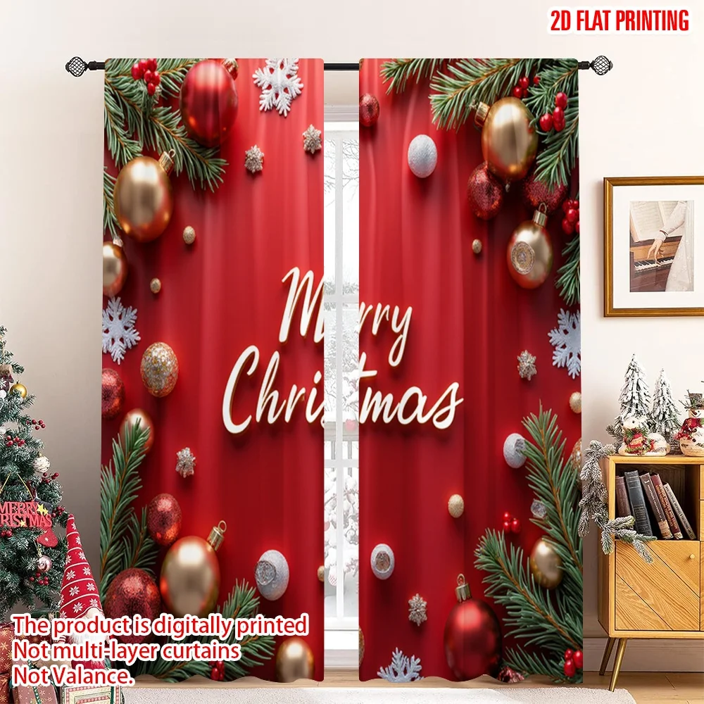 2pcs 2D flat printing Merry Christmas Window Drapes Merry Christmas Ornaments Polyester Without Electricity Birthday Party for
2pcs 2D flat printing Merry Christmas Window Drapes Merry Christmas Ornaments Polyester Without Electricity Birthday Party for