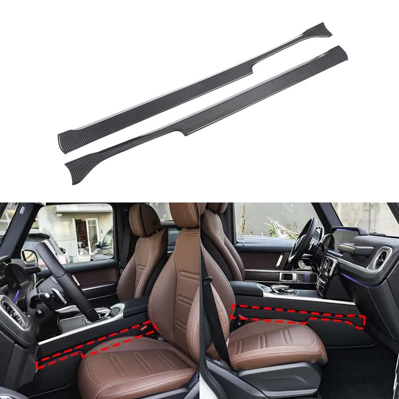 Real carbon fiber for Mercedes-Benz G-Class W463 2019-2024 decorative strips on both sides of the center console auto parts
Real carbon fiber for Mercedes-Benz G-Class W463 2019-2024 decorative strips on both sides of the center console auto parts
