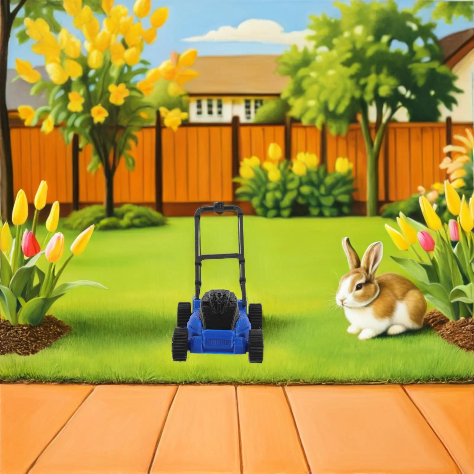 Miniature Lawn Mower Realistic Plastic Landscaping Ornament for Dollhouse Yard Creative Garden Tool Decoration
Miniature Lawn Mower Realistic Plastic Landscaping Ornament for Dollhouse Yard Creative Garden Tool Decoration
