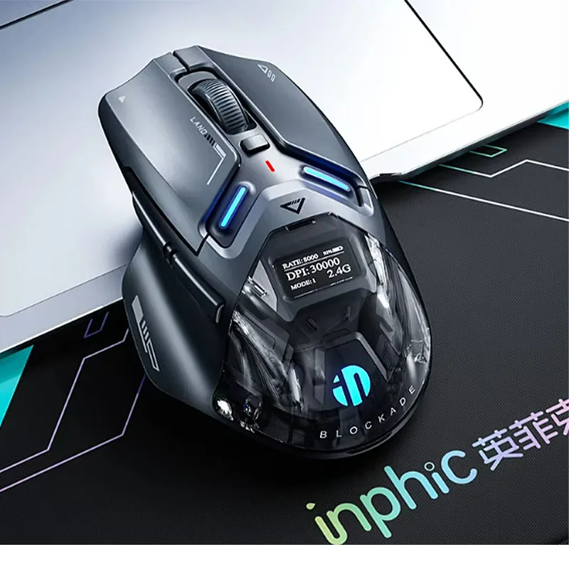 Inphic IN9 Ultra Gaming Mouse PAW3950 Sensor Vibration Feedback OLED Screen Intelligent Display Wireless Mouse Boyfriend's Gift
Inphic IN9 Ultra Gaming Mouse PAW3950 Sensor Vibration Feedback OLED Screen Intelligent Display Wireless Mouse Boyfriend's Gift