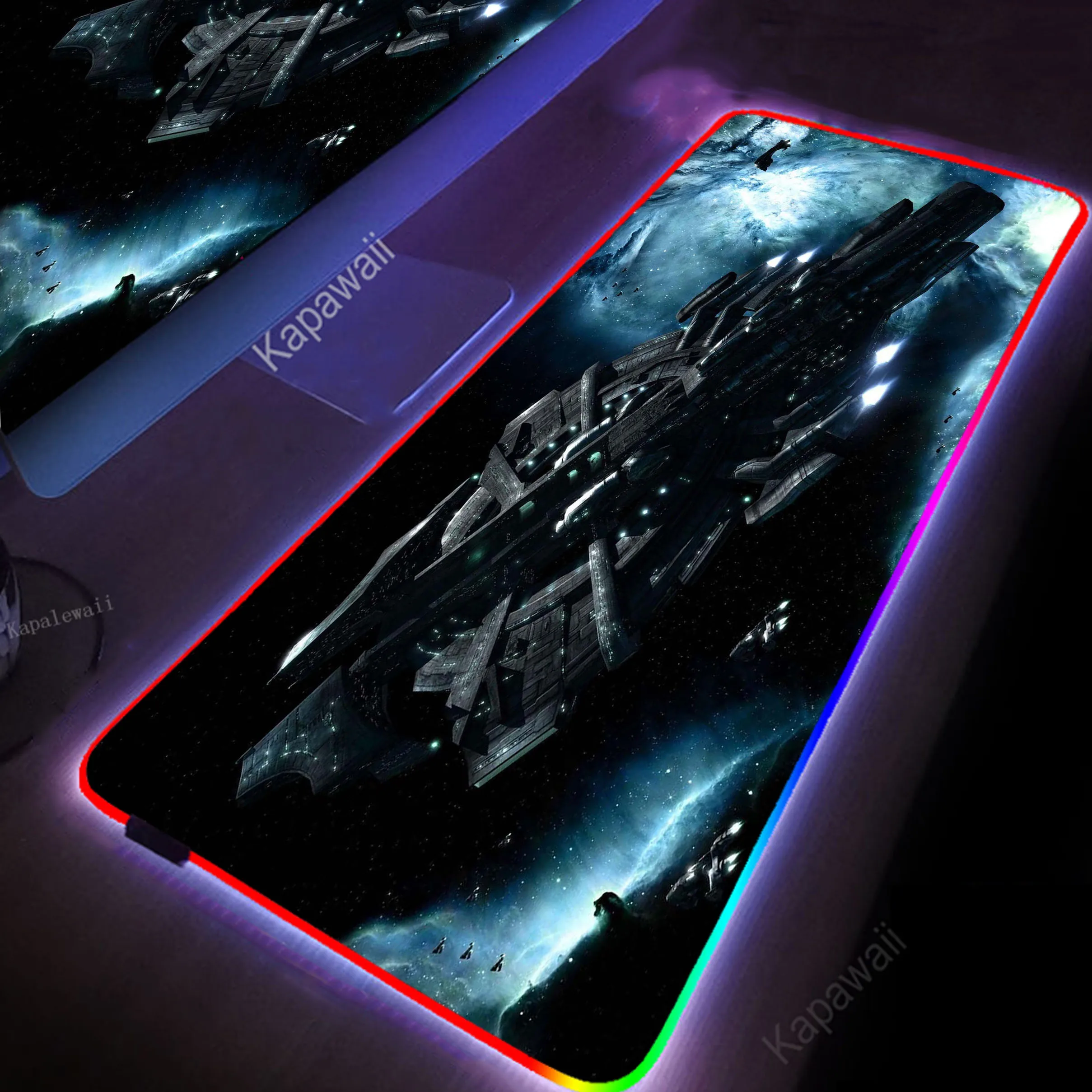 RGB Spacecraft Pc Gamer Mouse Pad HD Print Gaming Mousepad XXXL Large Natural Rubber Desk Mat Keyboard Pads Speed Mouse Mat
RGB Spacecraft Pc Gamer Mouse Pad HD Print Gaming Mousepad XXXL Large Natural Rubber Desk Mat Keyboard Pads Speed Mouse Mat