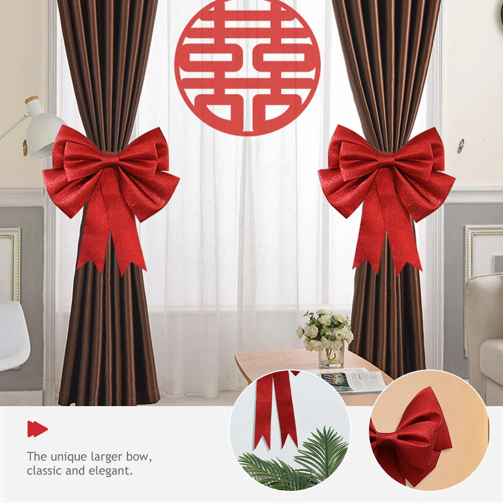 Large Red Bow Tie Premium Wedding Party Decor For Christmas Tree Wreath Door Wall Stair Fence Fireplace Room
Large Red Bow Tie Premium Wedding Party Decor For Christmas Tree Wreath Door Wall Stair Fence Fireplace Room