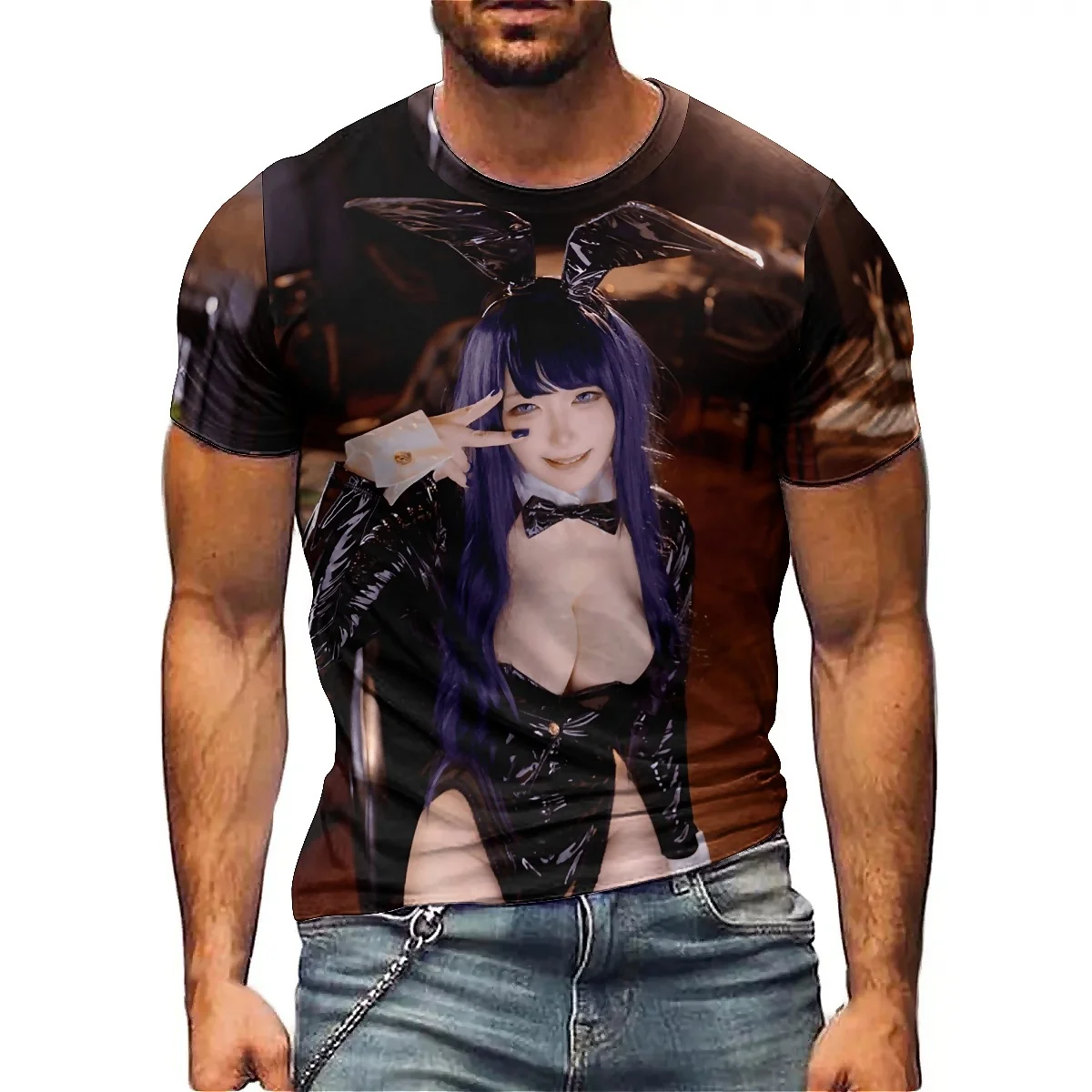 Winter Loungewear Hip-Hop Style Men's 3D Printed Short-Sleeve T-Shirt - Loose Fit Top
Winter Loungewear Hip-Hop Style Men's 3D Printed Short-Sleeve T-Shirt - Loose Fit Top