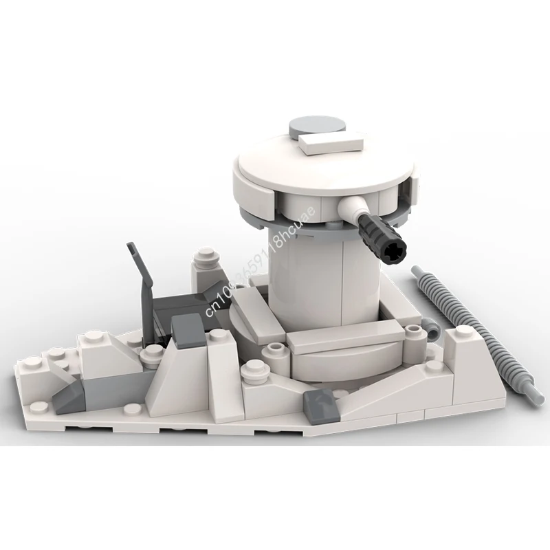 99pcs MOC Hoth DF.9 Defence Turret Star Battle Building Blocks Christmas Collector Display DIY Designed for Decorative Use Gift
99pcs MOC Hoth DF.9 Defence Turret Star Battle Building Blocks Christmas Collector Display DIY Designed for Decorative Use Gift