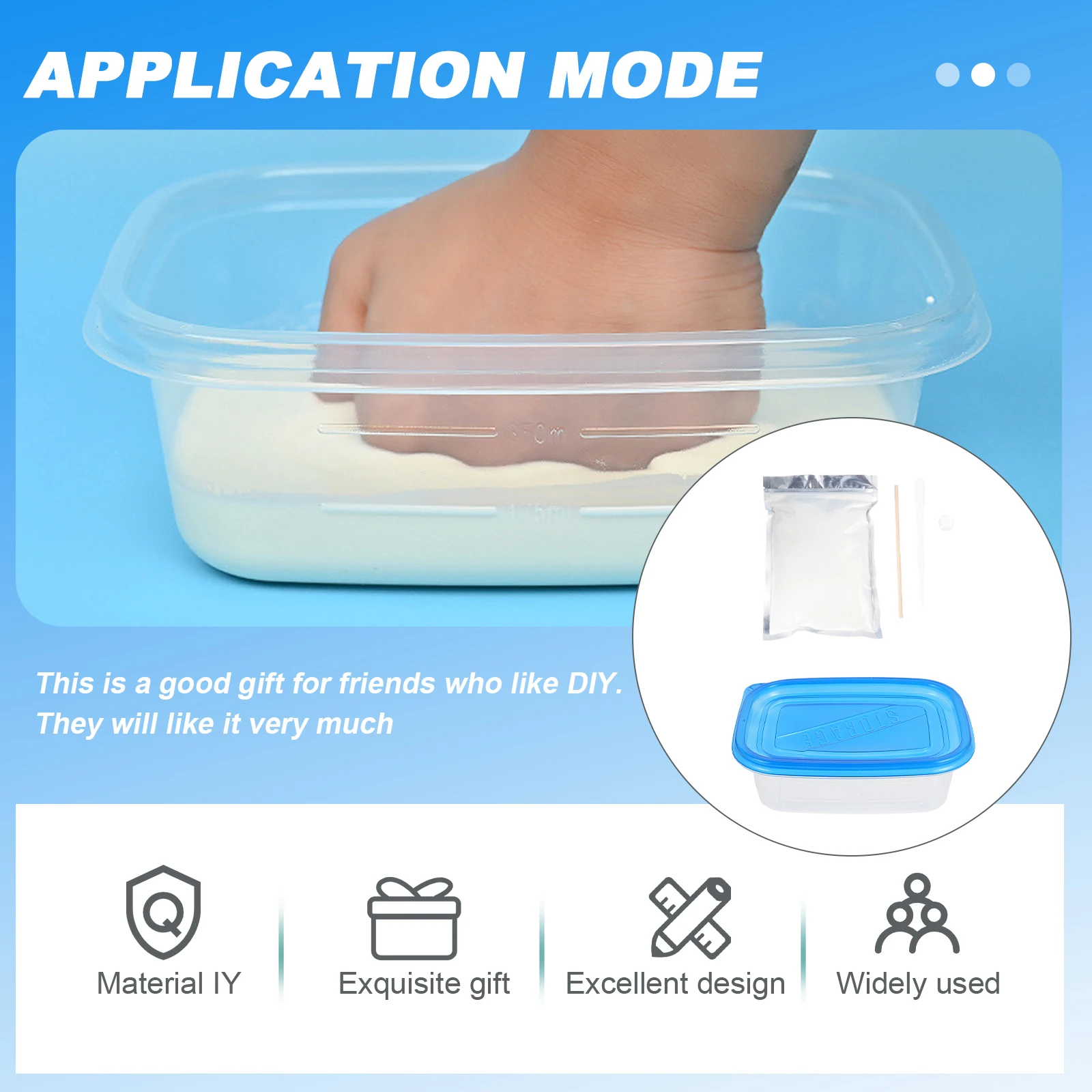 Non-Newtonian Fluid Toy Teaching Aids for Kids Material with Cover Powder Child Kit Scientific
Non-Newtonian Fluid Toy Teaching Aids for Kids Material with Cover Powder Child Kit Scientific