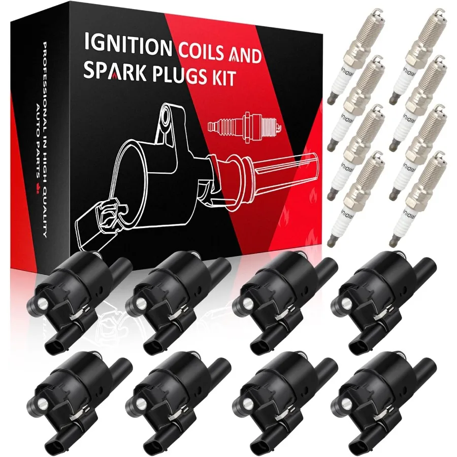 Комплект 8 катушек зажигания иридиевых свечей зажигания для повышенной производительности Chevrolet Suburban 20152018 и GMC Sierra 15 20142018 гг.
Комплект 8 катушек зажигания иридиевых свечей зажигания для повышенной производительности Chevrolet Suburban 20152018 и GMC Sierra 15 20142018 гг.