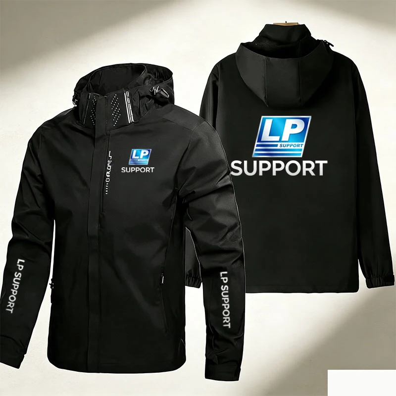 LP SUPPORT logo 2026 Autumn and fashion casual outdoor, men's windproof zipper windbreaker top, sports shopping jacket printed
LP SUPPORT logo 2026 Autumn and fashion casual outdoor, men's windproof zipper windbreaker top, sports shopping jacket printed