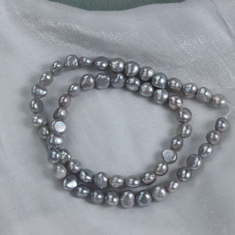 6-7mm Irregularly Shaped Baroque Irradiated Grey Natural Freshwater Pearls Loose Beads for Jewelry Making DIY Necklace Bracelet
6-7mm Irregularly Shaped Baroque Irradiated Grey Natural Freshwater Pearls Loose Beads for Jewelry Making DIY Necklace Bracelet