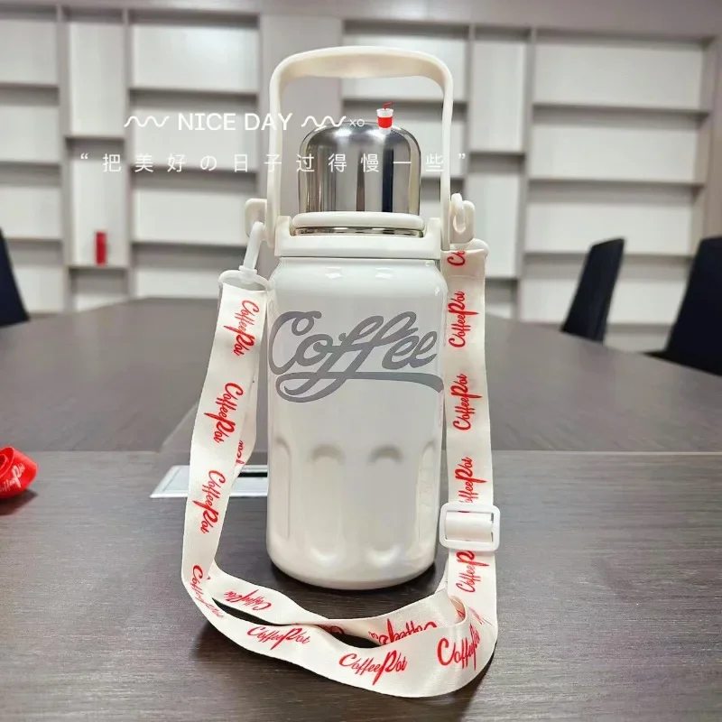 RT01 2024 Coca-Cola Cute Fresh Insulated Kettle 316 Stainless Steel Thermos Cup Large Capacity High Appearance Strap Sports &Gf1
RT01 2024 Coca-Cola Cute Fresh Insulated Kettle 316 Stainless Steel Thermos Cup Large Capacity High Appearance Strap Sports &Gf1