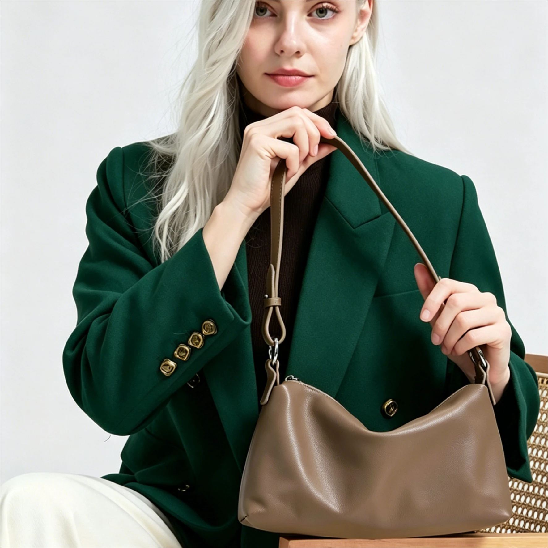 2026 New Women Genuine Leather Hobo Bag Soft Cowhide Underarm Shoulder Bag Luxury Designer Ladies Casual Tote Purse
2026 New Women Genuine Leather Hobo Bag Soft Cowhide Underarm Shoulder Bag Luxury Designer Ladies Casual Tote Purse