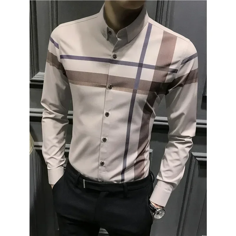 8 Styles 2023 New High Quality Shirt Fashion Casual Shirts Men Clothing Turn-down Collar
8 Styles 2023 New High Quality Shirt Fashion Casual Shirts Men Clothing Turn-down Collar