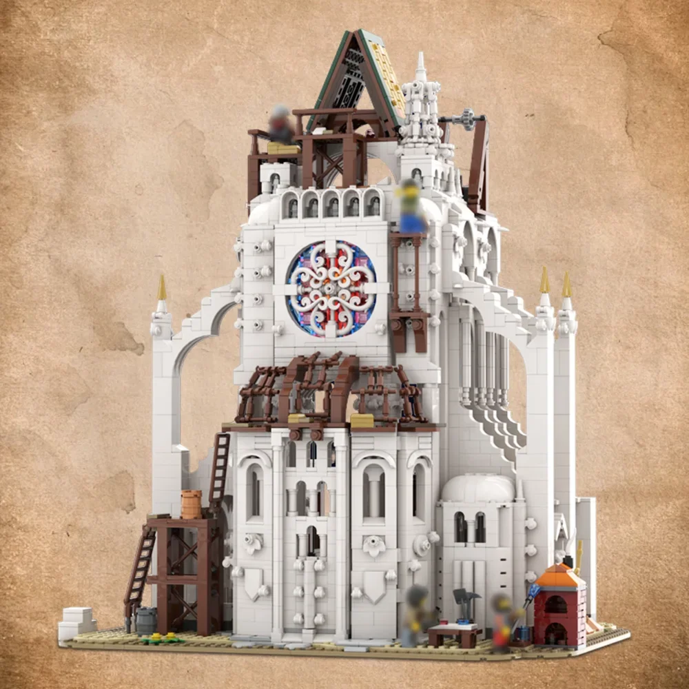 Gobricks MOC Medieval Construction Site Building Blocks Classic Model Church Architecture Bricks Assembled Toy for Children Gift
Gobricks MOC Medieval Construction Site Building Blocks Classic Model Church Architecture Bricks Assembled Toy for Children Gift
