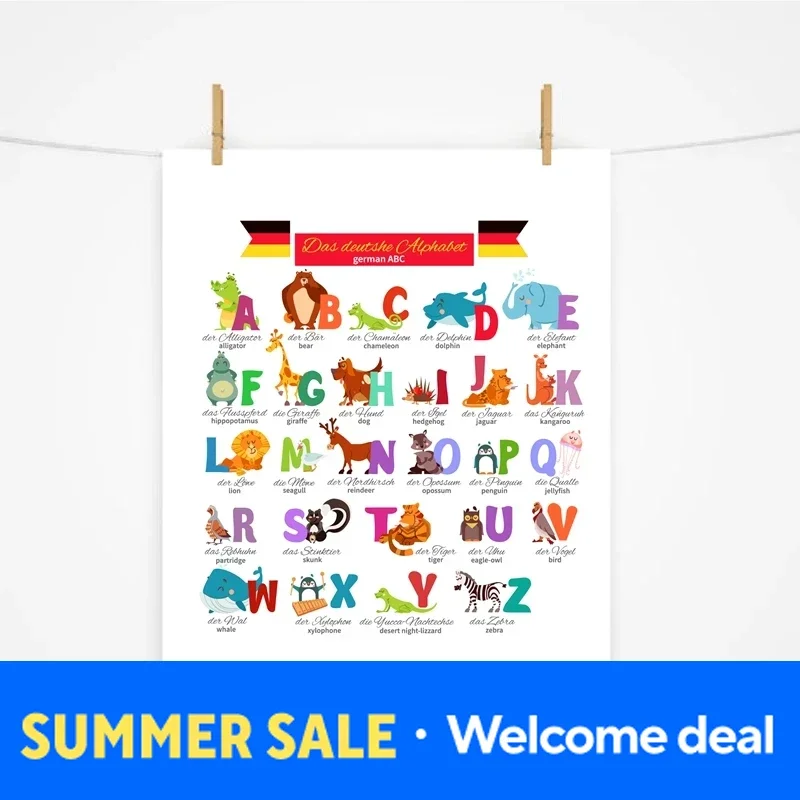 2026 2026 German Alphabet with Animals Nursery Wall Art Diamond Painting Education Poster Foreign Language Study Print Kids Ro
2026 2026 German Alphabet with Animals Nursery Wall Art Diamond Painting Education Poster Foreign Language Study Print Kids Ro