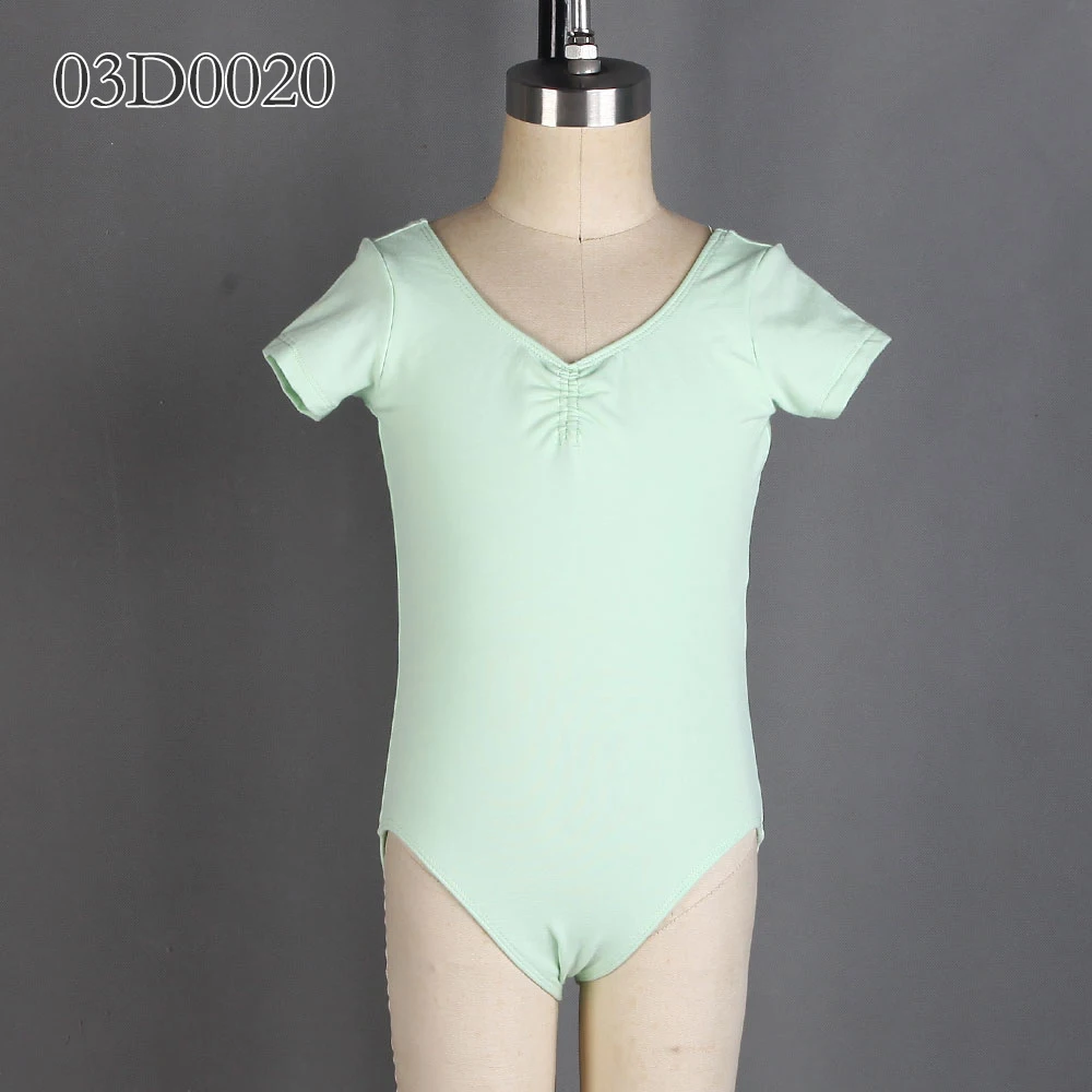 03D0020 Short Sleeve Pinch Front Cotton Leotard for Child Ballet Dance Wear Practice Leotards Children's Basic Dance Leotard
03D0020 Short Sleeve Pinch Front Cotton Leotard for Child Ballet Dance Wear Practice Leotards Children's Basic Dance Leotard