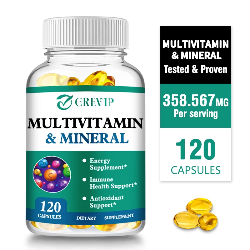 Multivitamin and Mineral - Antioxidants, Improve Anemia, Energy Support, Increase Muscle Mass, Boost Immunity
Multivitamin and Mineral - Antioxidants, Improve Anemia, Energy Support, Increase Muscle Mass, Boost Immunity