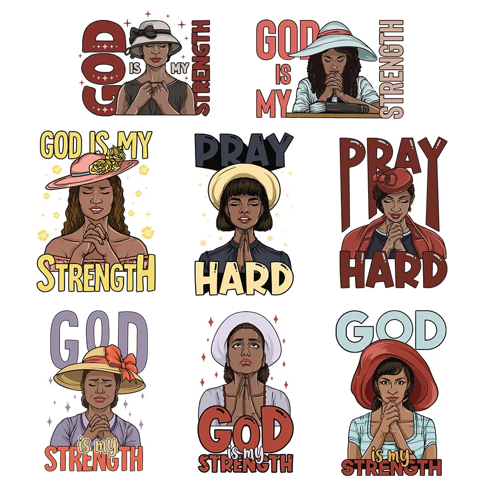 Iron On Patches Smart Afro Woman Praying God Lord Faith Clothes Sticker Diy Heat Transfer A-level Washable Clothes Decals New
Iron On Patches Smart Afro Woman Praying God Lord Faith Clothes Sticker Diy Heat Transfer A-level Washable Clothes Decals New