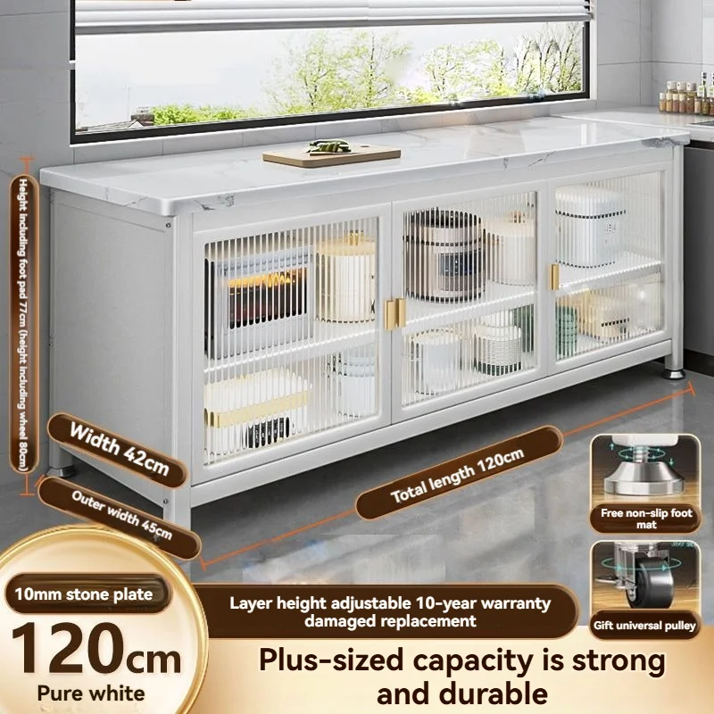 Large Capacity Kitchen Storage Cabinet Multi-layer Bowls Dishes Storage Shelf Dustproof Cupboard with Doors
Large Capacity Kitchen Storage Cabinet Multi-layer Bowls Dishes Storage Shelf Dustproof Cupboard with Doors