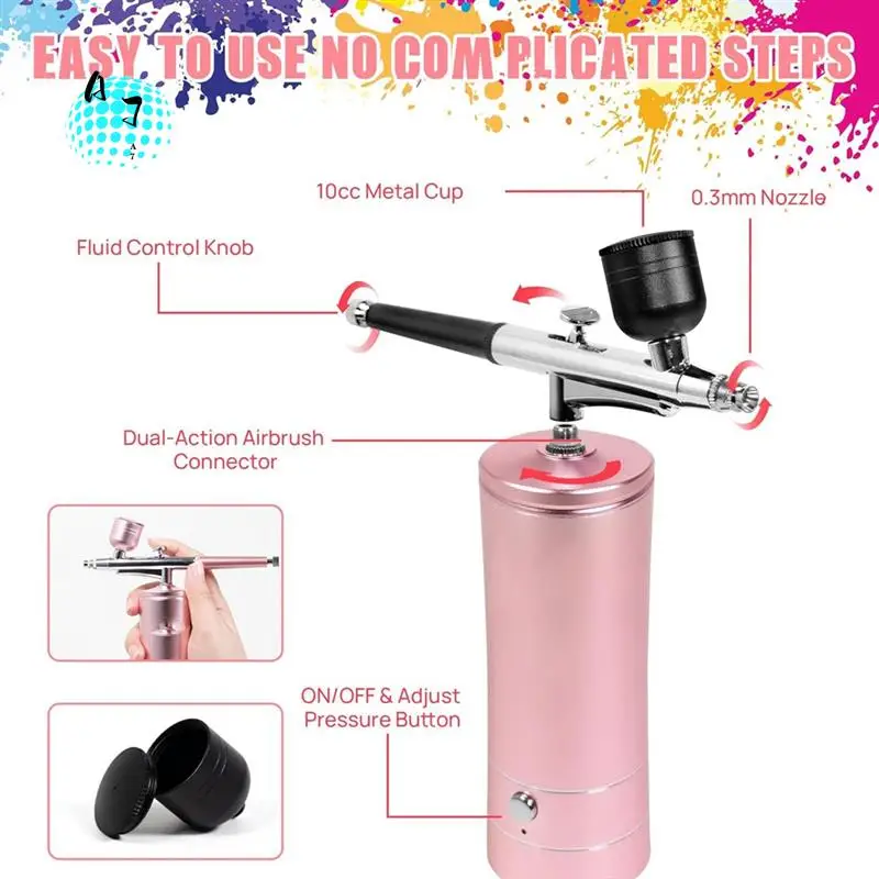 A07F-Airbrush Kit With Air Compressor&Gloves-27PSI High Pressure Airbrushwith Hose Wireless Airbrush For Model Painting
A07F-Airbrush Kit With Air Compressor&Gloves-27PSI High Pressure Airbrushwith Hose Wireless Airbrush For Model Painting