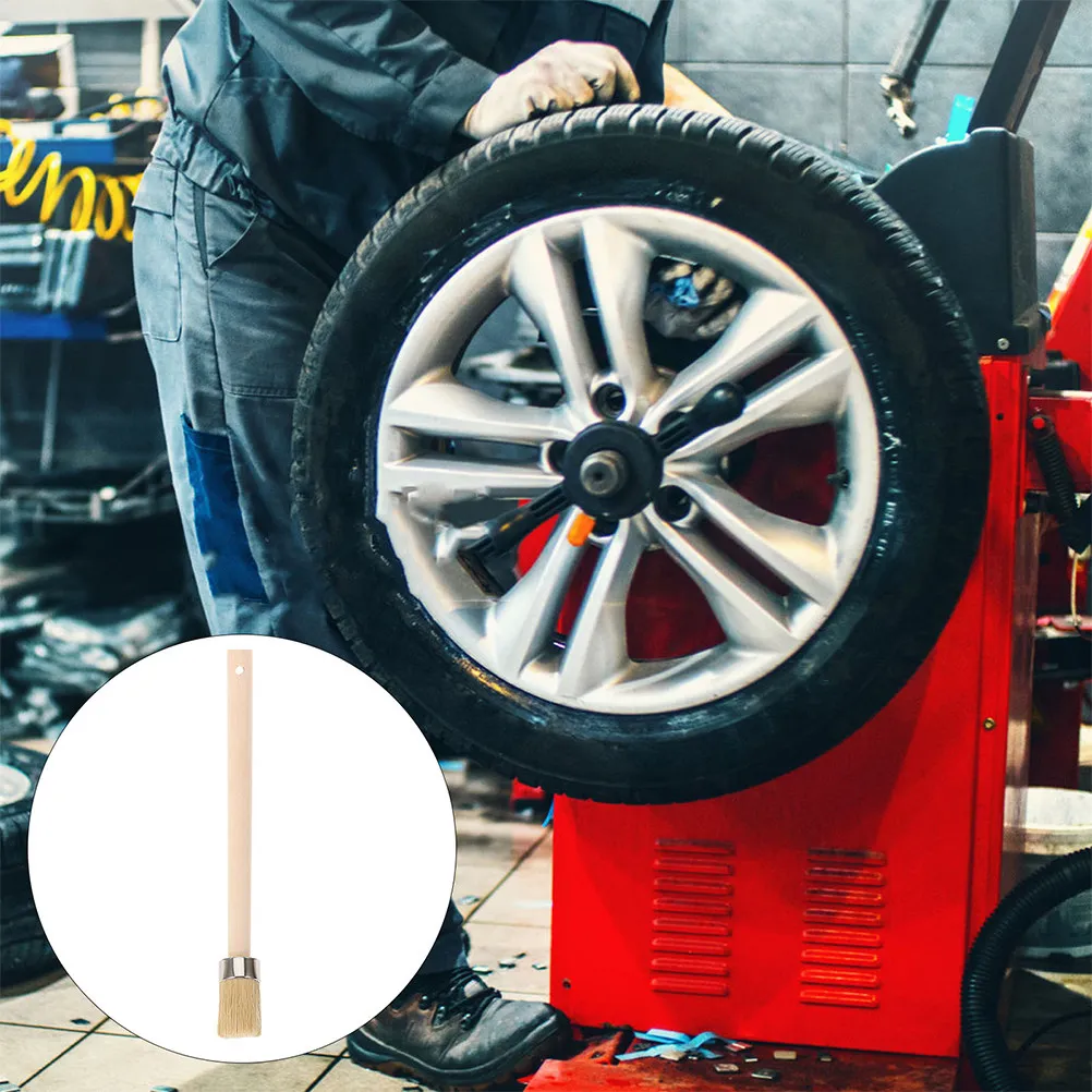 3Pcs Tire Repair Tools Lubricant Brush Wood Handle Tire Grease Brush for Easy Access and Repair Paint Brushes for Car
3Pcs Tire Repair Tools Lubricant Brush Wood Handle Tire Grease Brush for Easy Access and Repair Paint Brushes for Car