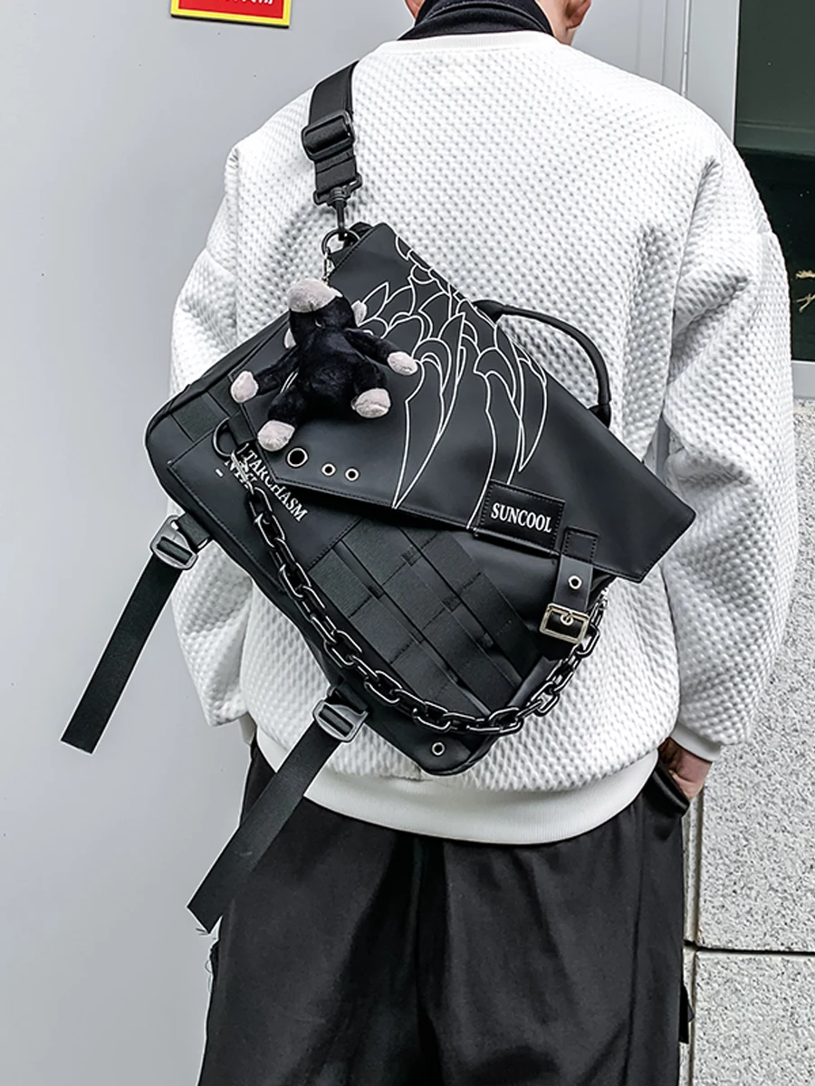 Модная большая сумка через плечо Capaci Hong Kong ILIND2025 Осенне-зимняя уличная сумка через плечо для мужчин и женщин, повседневная M...
Модная большая сумка через плечо Capaci Hong Kong ILIND2025 Осенне-зимняя уличная сумка через плечо для мужчин и женщин, повседневная M...