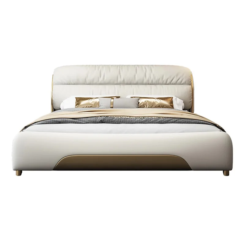 Italian style, light luxury, leather bed, master bedroom, double, soft bag, storage bed
Italian style, light luxury, leather bed, master bedroom, double, soft bag, storage bed