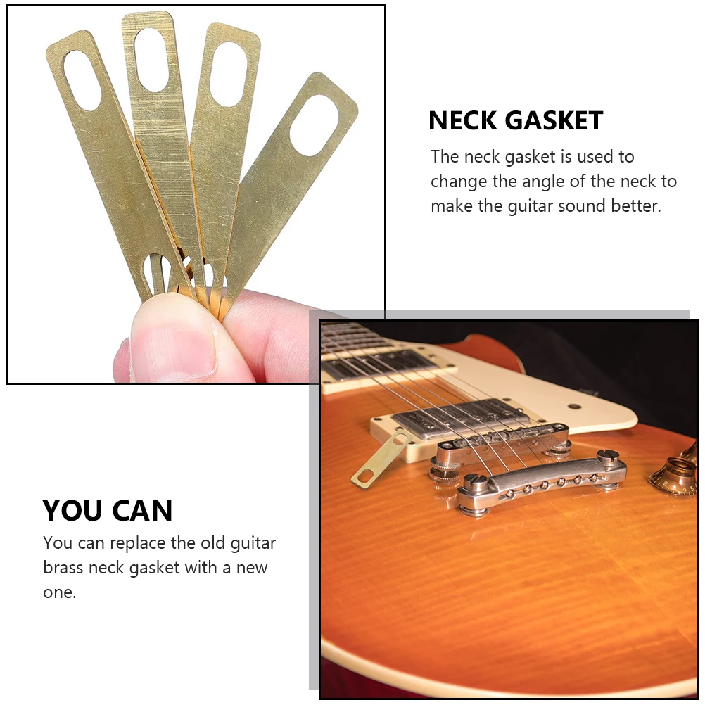 4pcs Brass 0.2Mm Joint Plate 0.5Mm 1Mm Shim Guitar Neck Durable Sturdy Guitar Accessories Quick Repair
4pcs Brass 0.2Mm Joint Plate 0.5Mm 1Mm Shim Guitar Neck Durable Sturdy Guitar Accessories Quick Repair
