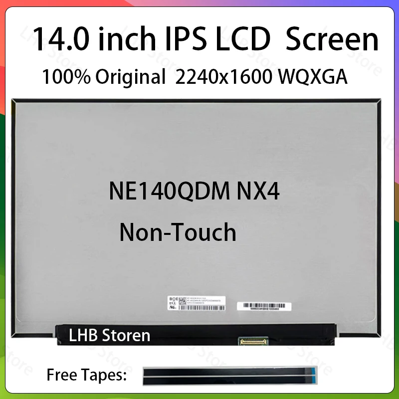 14 Inch 144Hz Laptop LCD Screen NE140QDM NX4 NE140QDM-NX4 Display Matrix Panel Replacement IPS 100% sRGB 2560x1600 eDP 40 Pins
14 Inch 144Hz Laptop LCD Screen NE140QDM NX4 NE140QDM-NX4 Display Matrix Panel Replacement IPS 100% sRGB 2560x1600 eDP 40 Pins