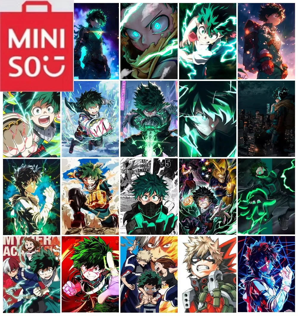 MINISO My Hero Academy Diamond Painting Mosaic Embroidery Japanese Anime DIY Full Handwork Lover Living Room Gift Decorative
MINISO My Hero Academy Diamond Painting Mosaic Embroidery Japanese Anime DIY Full Handwork Lover Living Room Gift Decorative