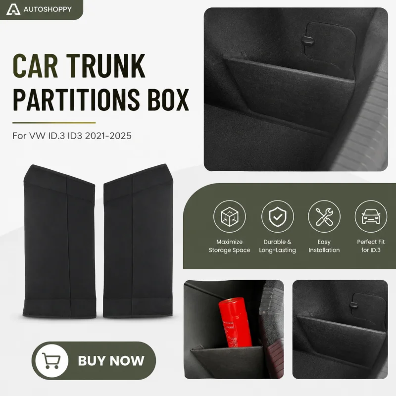 For Volkswagen VW ID3 ID.3 2021-2025 2pc Car Trunk Partitions Storage Box Built-in Box Interior Decoration Car Accessories
For Volkswagen VW ID3 ID.3 2021-2025 2pc Car Trunk Partitions Storage Box Built-in Box Interior Decoration Car Accessories