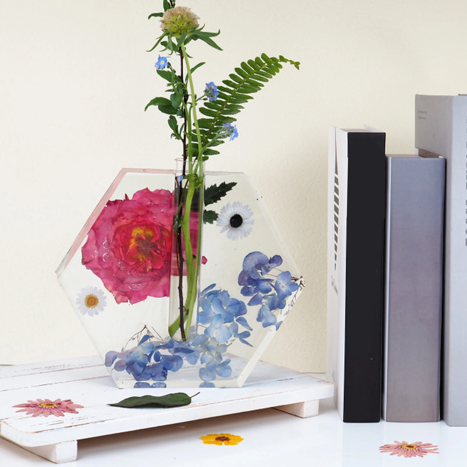 Hexagonal Vase Mold Silicone Crafts DIY Flower Arrangement Decorative Hydroponic Vase Mould Easy Clean Maintain Safe Material
Hexagonal Vase Mold Silicone Crafts DIY Flower Arrangement Decorative Hydroponic Vase Mould Easy Clean Maintain Safe Material