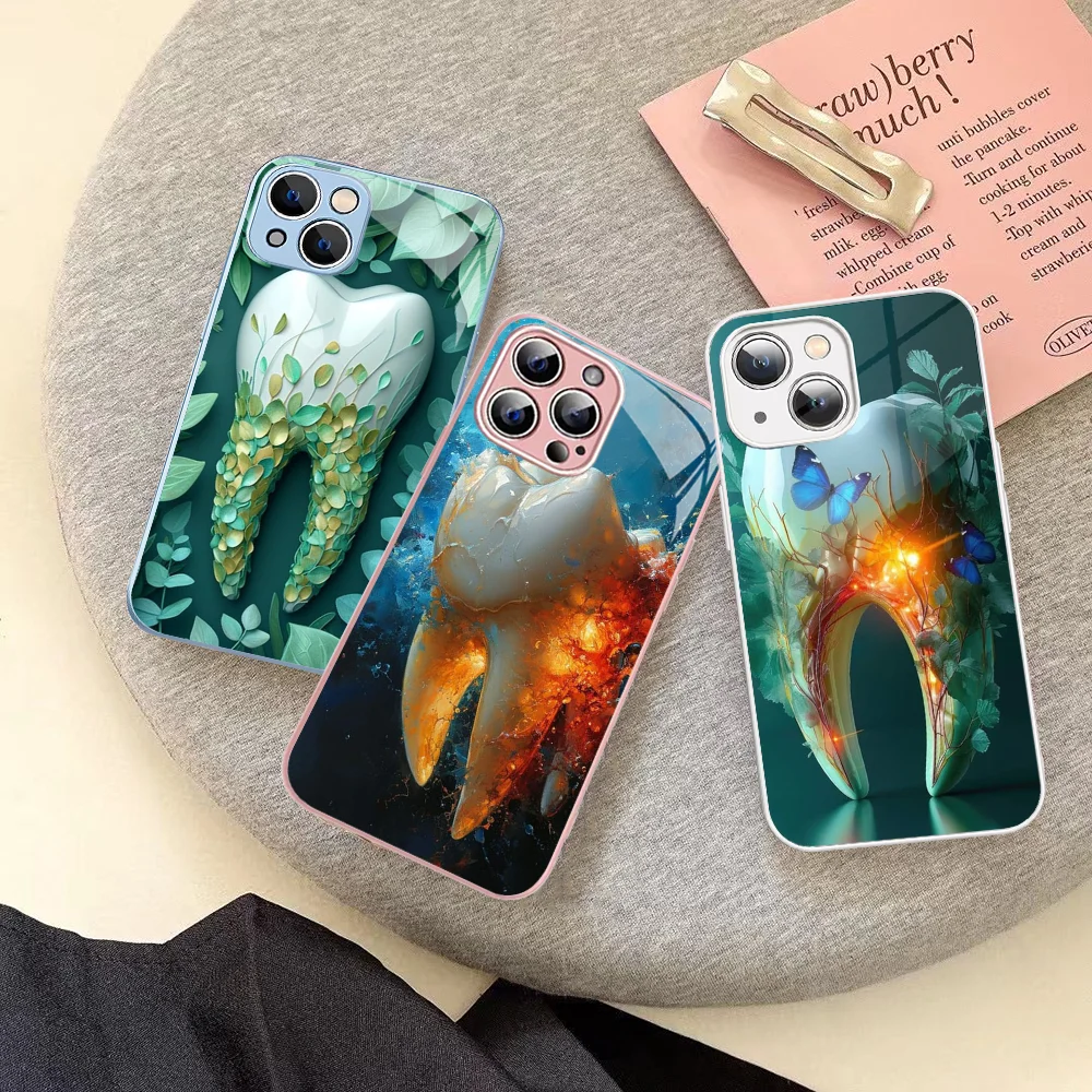 Dentist Pattern Tooth Phone Case For IPhone 14 13 12 Mini 11 Pro XS Max X XR 14 Plus Tempered Glass Cover
Dentist Pattern Tooth Phone Case For IPhone 14 13 12 Mini 11 Pro XS Max X XR 14 Plus Tempered Glass Cover
