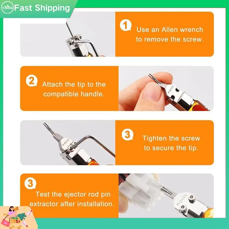 Mini-Fit Jr Extraction Tool Molex Pin Release Tools DAP-D173/D120/D145 Ejector Rod Pin Extractor Terminal Pin Extractor-Tvdae
Mini-Fit Jr Extraction Tool Molex Pin Release Tools DAP-D173/D120/D145 Ejector Rod Pin Extractor Terminal Pin Extractor-Tvdae