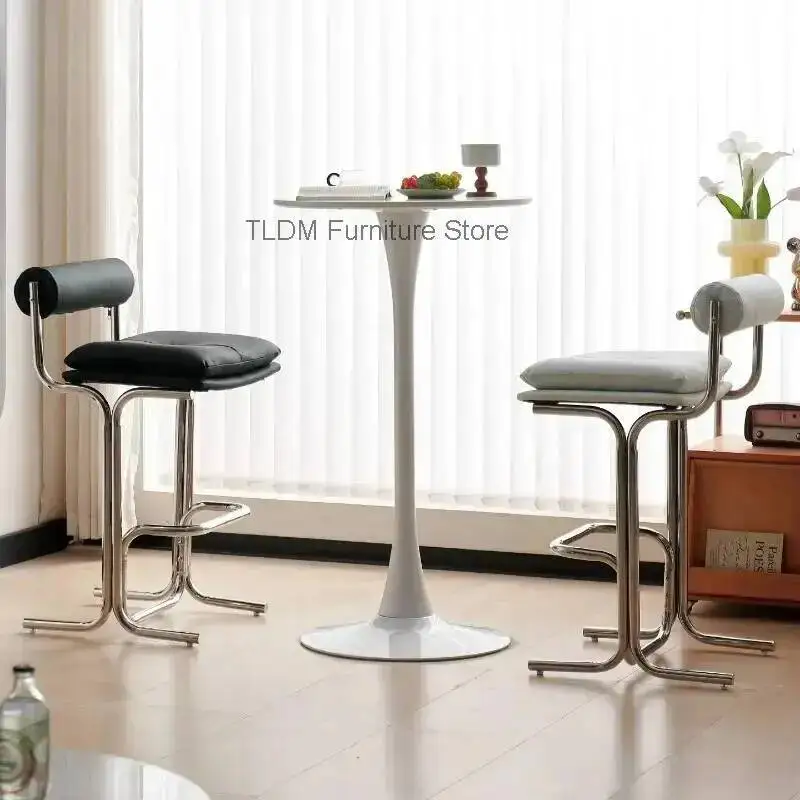 Stool,Industrial-Style - Modern Bar Dining Leather Stackable High Stainless Leisure Steel Stool for Bar Stool Room & Bar Counter
Stool,Industrial-Style - Modern Bar Dining Leather Stackable High Stainless Leisure Steel Stool for Bar Stool Room & Bar Counter