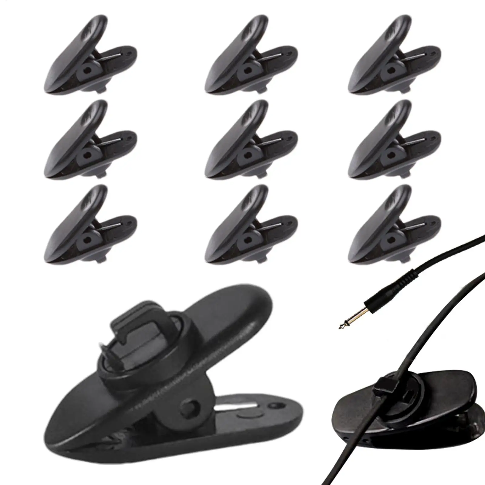 Universal Wired Headphone Line Clips 10 pcs 360 Rotatable Headphone Cable Clothing clamp Cord Organizer To Keep Cord in Place
Universal Wired Headphone Line Clips 10 pcs 360 Rotatable Headphone Cable Clothing clamp Cord Organizer To Keep Cord in Place